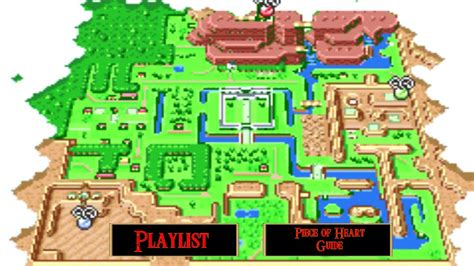 Lets Play The Legend Of Zelda A Link To The Past Hyrule Map Youtube