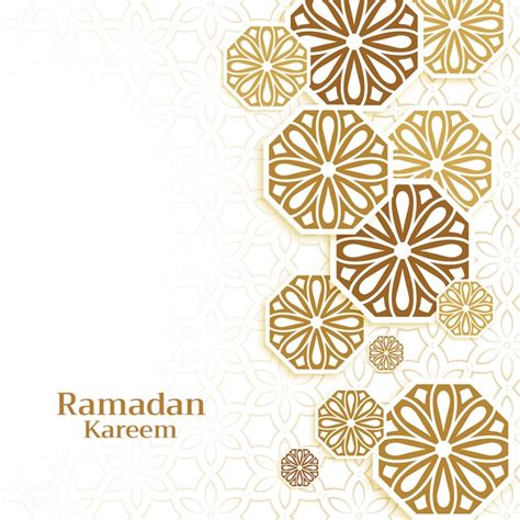 Islamic Decoration Background For Ramadan Kareem Season Free Vector