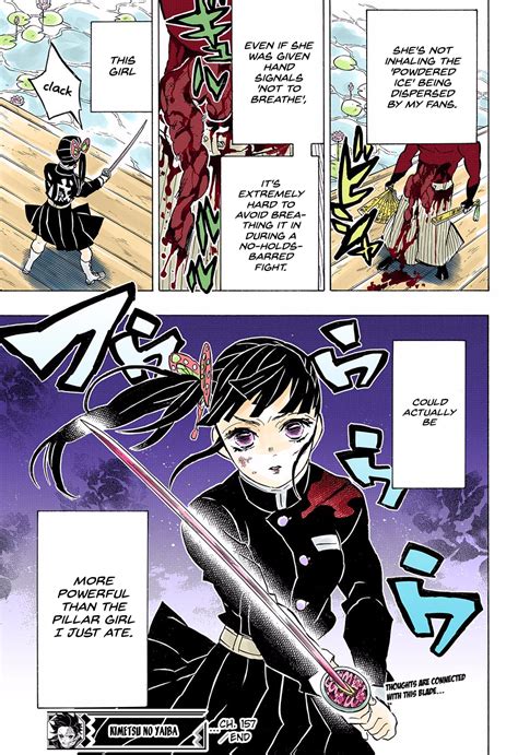 Kimetsu No Yaiba Digital Colored Comics Chapter 157 Demon Slayer Manga Comic Book Template