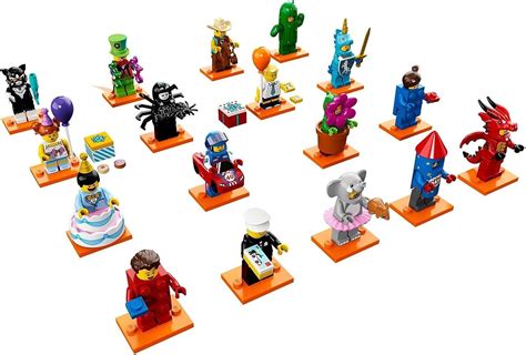 Lego 40th Anniversary Series 18 Collectible Party Costume Minifigures Set Of 17 Minifigures