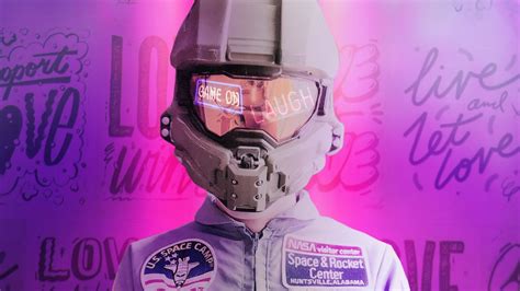 Astronaut 4k Wallpaper Nasa Space Suit Neon Pink Sci