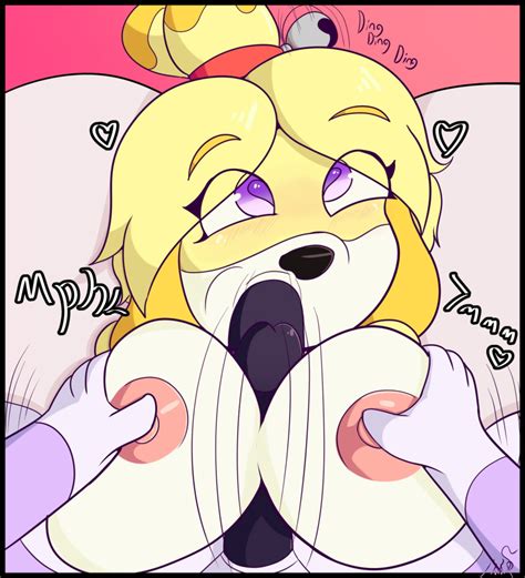 Rule 34 2018 Animal Crossing Anthro Blonde Hair Blush Breasts Canine