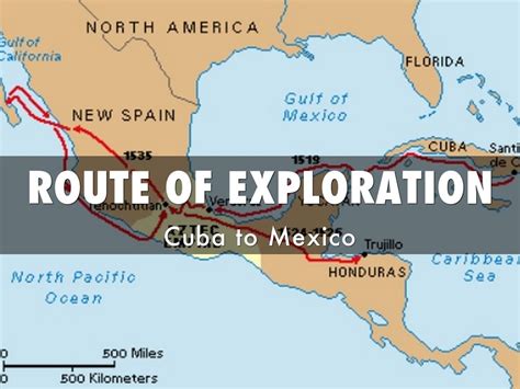 Hernan Cortes Map Of Exploration