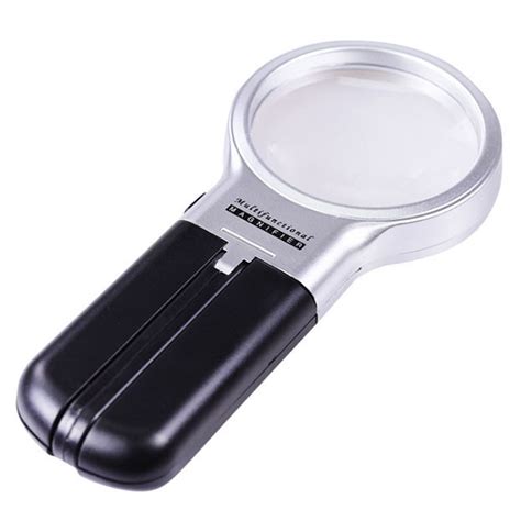 20x Led Lighted Hands Free Magnifying Glass With Light Stand 3x Large Por L7w7 194724864571 Ebay