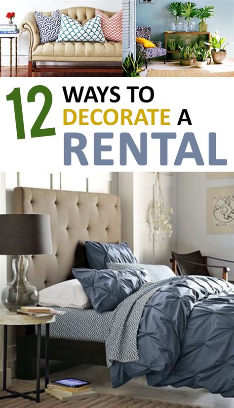 12 Ways To Decorate A Rental Sunlit Spaces Diy Home Decor Holiday And More