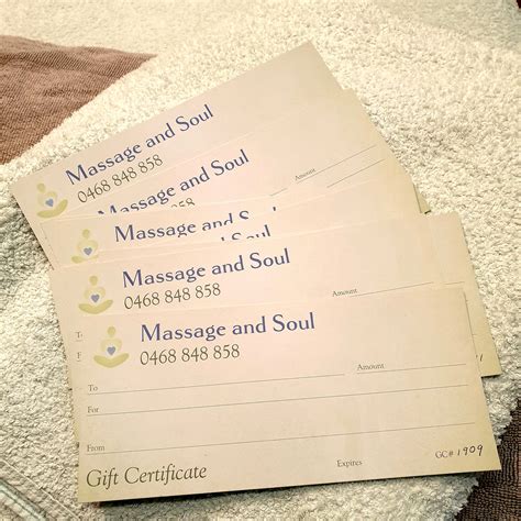 The Best Reasons To Purchase A Massage T Certificate This Christmas Massage And Soul