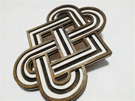 2 Connected Hearts Celtic Knot K011 Scroll Saw Pattern Etsy