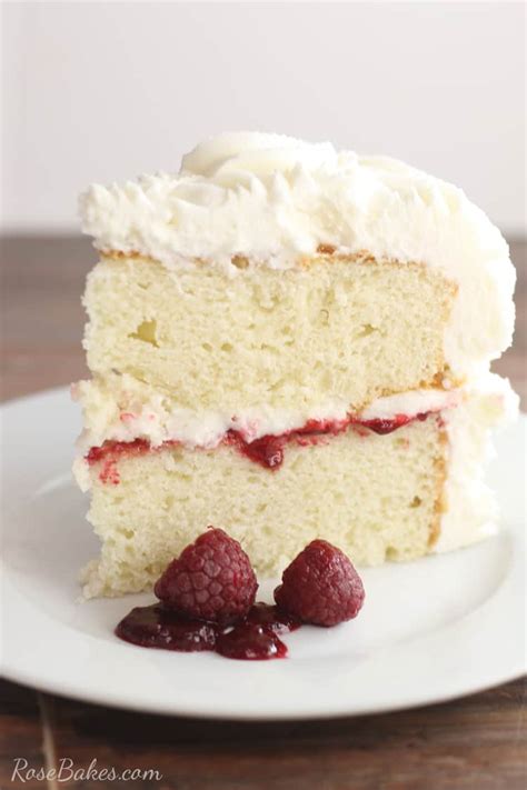 4 layers of cake (others only 2 layers stacked, filled once with just flavored buttercream) Raspberry Filling for Cakes - Perfect recipe for White or Chocolate Cakes