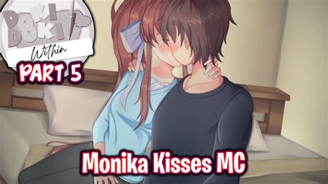 Monika Kisses Mcpart 5finalddlc Within Moddemo Youtube