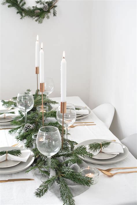 How To Create A Modern Christmas Tablescape Scandinavian Christmas