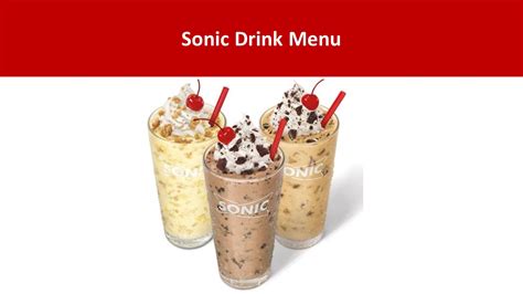 New Sonic Dessert Menu 2023 Sonic Drive In Menus With Prices