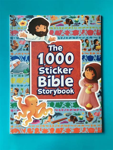 The 1000 Sticker Bible Storybook Christian Childrens Stickerbook