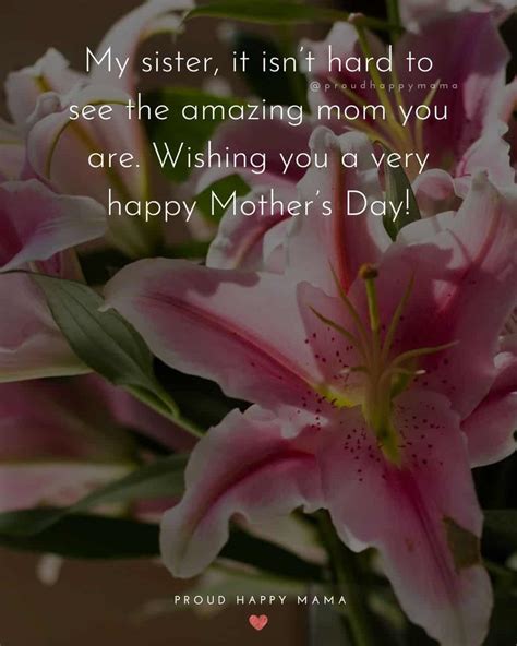 70 Happy Mothers Day Quotes For Sister With Images