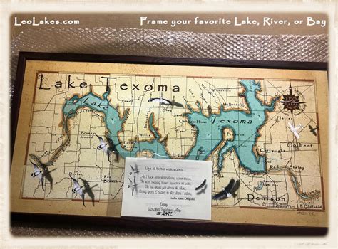 Leo Lakes Texoma Lake Map