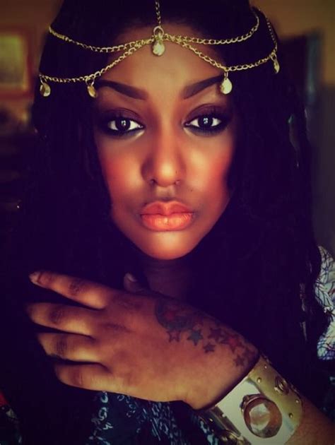 Nubian Queen Black Beauty Women Nubian Queen Fashion Makeup Photography