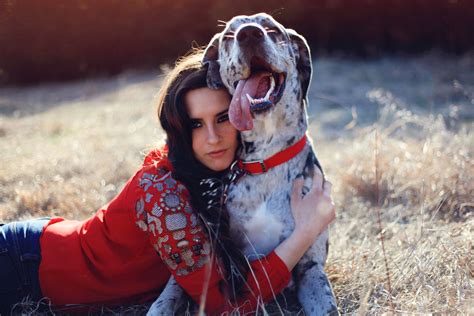 A Girl And Her Great Dane Puppy Photobox Studios Photography