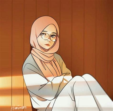 Hijabers Fanart 1 Kartun Hijab Gadis Seni Seni Ilustrasi