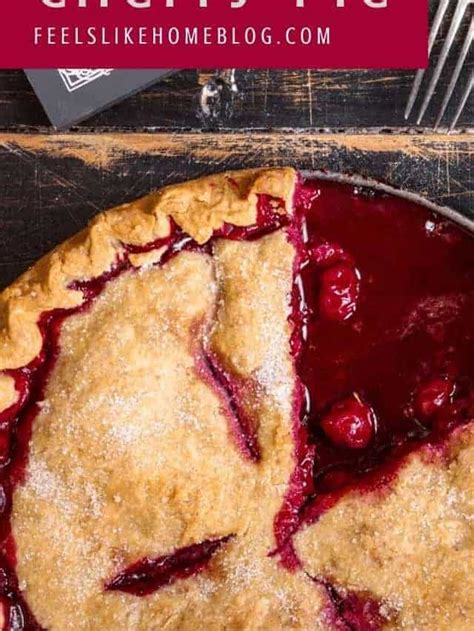 Couldnt Be Easier Cherry Pie Recipe Story Feels Like Home™