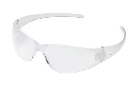 mcr safety checklite safety glasses clear lens 1 pc total qty 12 each pack qty 1 case of