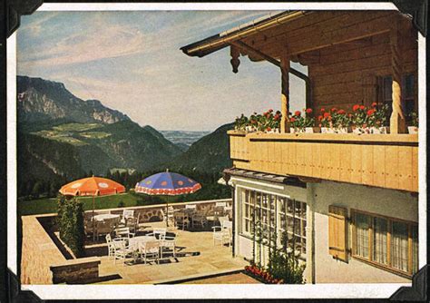 Color Postcard Photos Of Hitlers Home The Berghof Wwii Diary Of