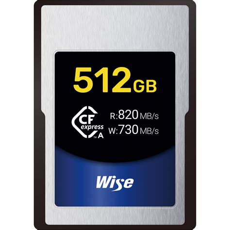 Wise Advanced 512gb Cfx A Series Cfexpress Type A Memory