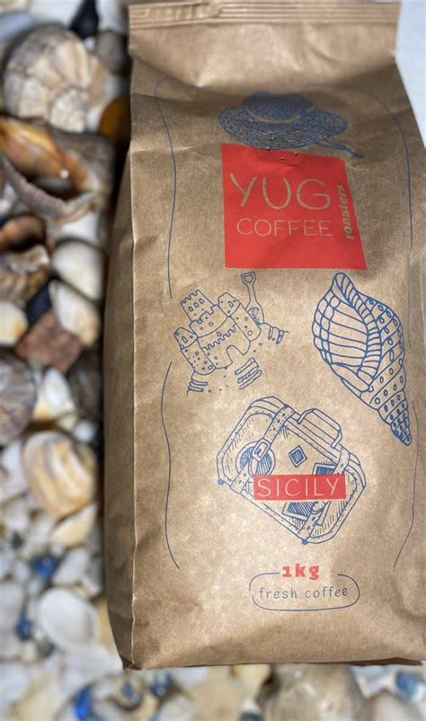 Кава в зернах YUG COFFEE SICILY 30 Арабіка 70 Робуста 1 кг продаж