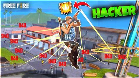 Hacker In Free Fire Training Ground Headshot Hack Prodyut Gamer