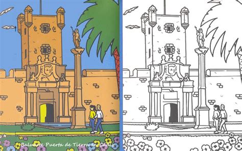 Dibujos De Monumentos De EspaÑa Para Colorear