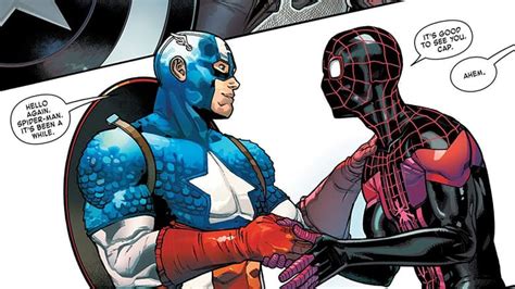 Captain America And Miles Morales Complicated Relationship Marvel