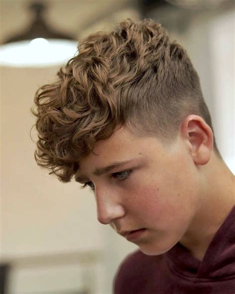 Hairstyles For Teenage Guys With Curly Hair