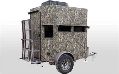 How To Set Up A Portable Deer Blind On A Trailer Great Days Outdoors