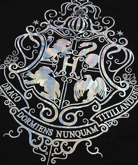 Harry Potter Hogwarts School Crest Cross Bottom Juniors