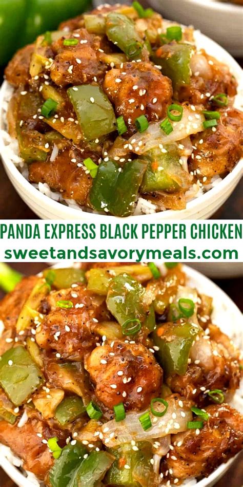 Panda Express Black Pepper Chicken Video Sweet And Savory Meals