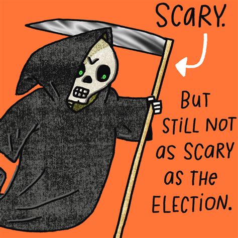 Grim Reaper Voting Funny Halloween Card Greeting Cards Hallmark