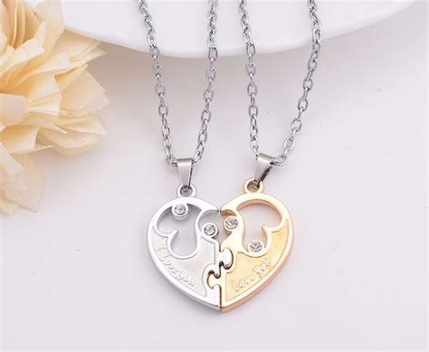 Compra cadenas de nieve para coche a precios bajos en amazon.es. Collares Para Novios Parejas Corazon Love You Roto ...