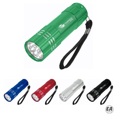 Promotional Aluminum Led Flashlight With Strap Branded Led