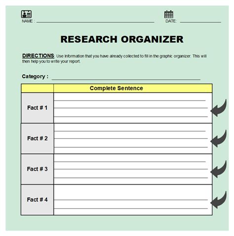 Free Editable Graphic Organizer For Research Paper Edrawmax Online