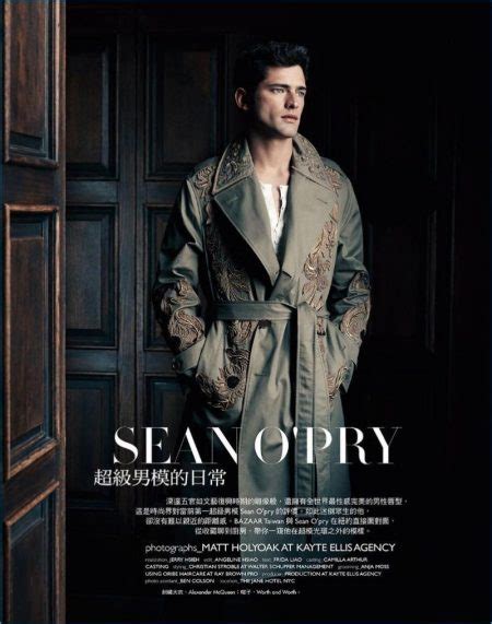 Sean Opry Covers Harpers Bazaar Man Taiwan Sports Elegant Fashions