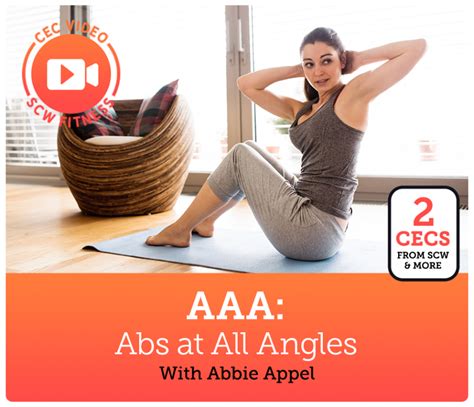 Cec Video Course Aaa Abs At All Angles Scw Fitness Education Store