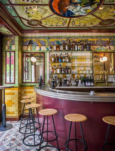 Clown Bar — Paris France Paris Cafe Interior Stylish Restaurants Vintage Bar