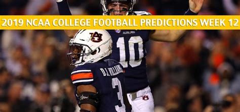 Georgia Vs Auburn Predictions Picks Odds Preview Nov 16 2019