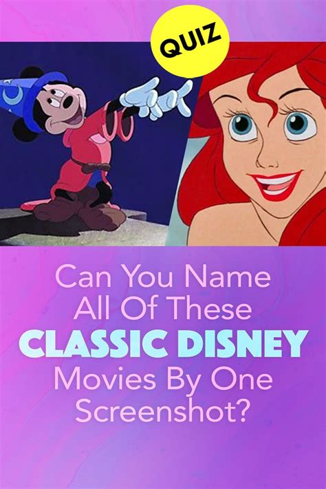 Classic Disney Movies Classic Films Disney Quiz Question Game
