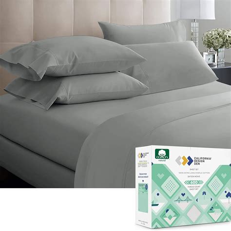 600 Thread Count Best Bed Sheets 100 Cotton Sheets Set Extra Long