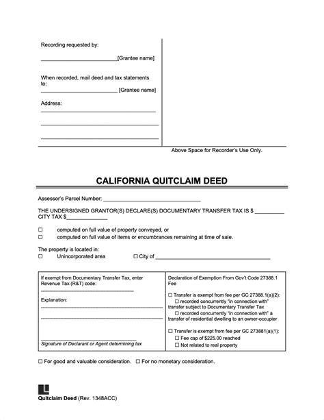 Example Of A Quit Claim Deed Completed Form Fill Out Vrogue Co