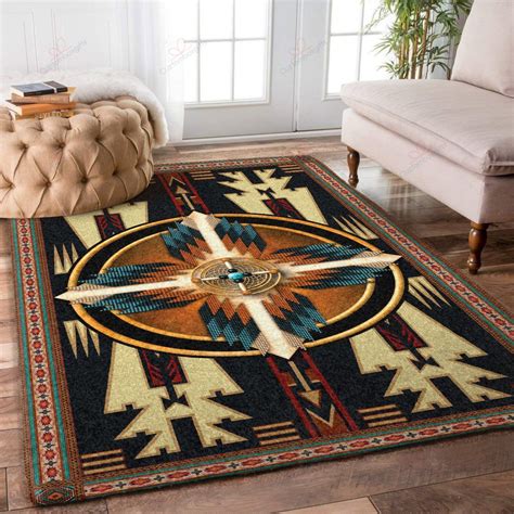 Blue Native American Rug Evwrtimlea Betiti Store