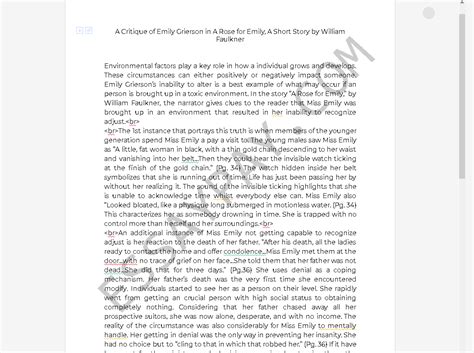 Looking at critique essay examples might be a good way to get started, but they will not necessarily serve as models for your paper, since the focus of you need to pay attention to such elements as the plot and techniques used by moviemakers to tell the story. Short Critique Paper Example - Unforgettable Short Story ...