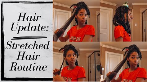 Hair Update: Stretched Natural Hair Routine, Scalp Massage