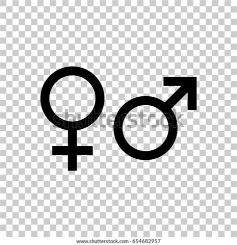 Male Female Sex Symbol Isolated On Stock Vector Royalty Free