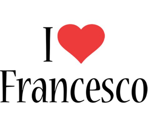 Francesco Logo Name Logo Generator I Love Love Heart Boots Friday Jungle Style