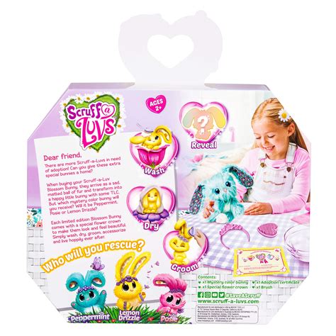little live scruff a luvs blossom bunnies limited edition toymamashop